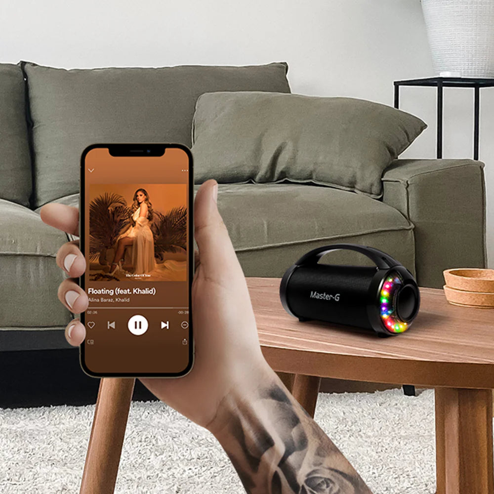 Parlante Portátil Bluetooth Master-G Mgpantera