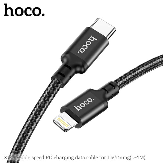 Cable Tipo-c A Lightning Hoco X14 2MT