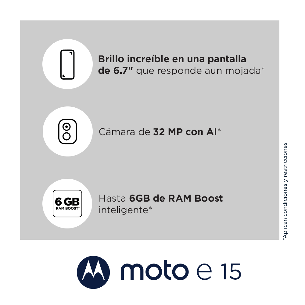 Motorola E15 Liberado