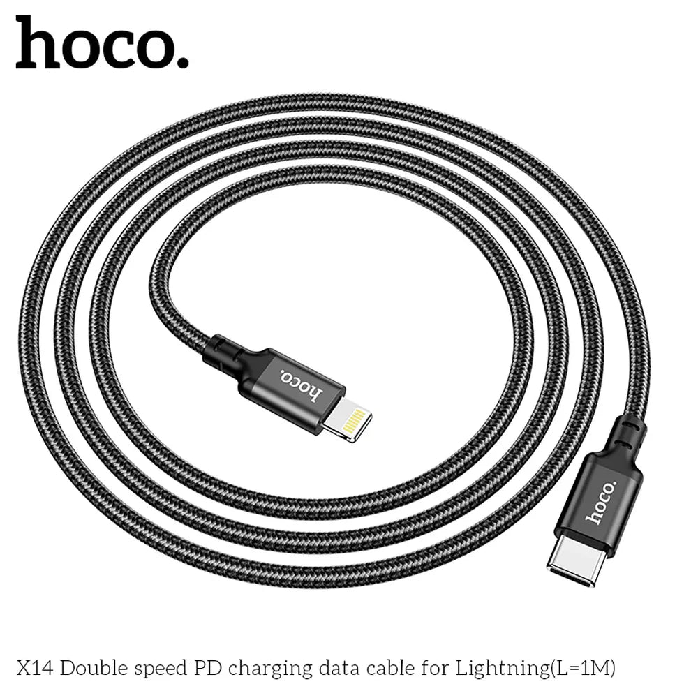 Cable Tipo-c A Lightning Hoco X14 2MT