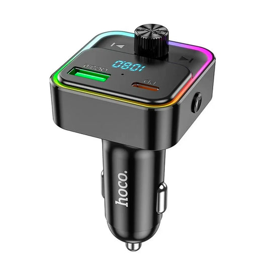 Transmisor Hoco E81 Fantasy, FM, Inalámbrico con PD30 + QC 3,0 USB