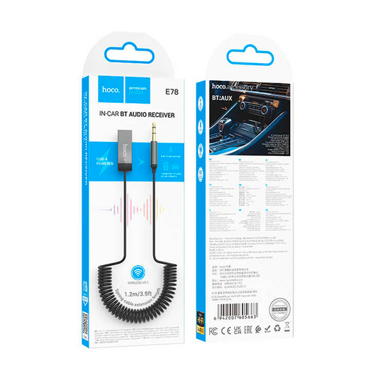 Receptor Inalámbrico Bluetooth Hoco E78 Usb Jack 3.5mm