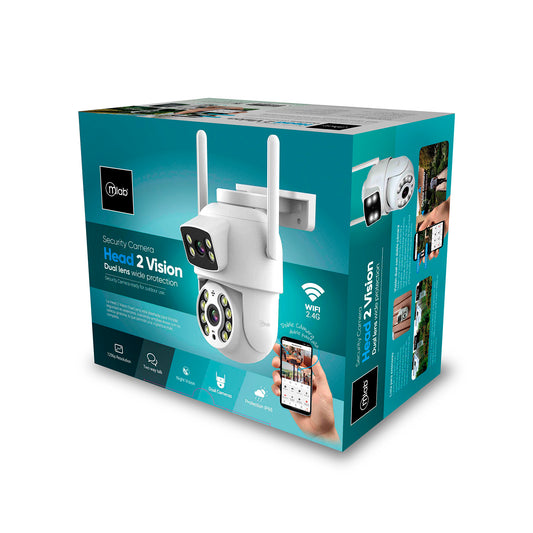 Cámara IP Head 2 Vision Dualens Doble Lente 1080P WIFI PTZ Outdoor IP65