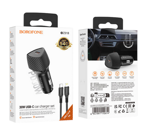 Cargador de automovil Tipo C BOROFONE BZ31B