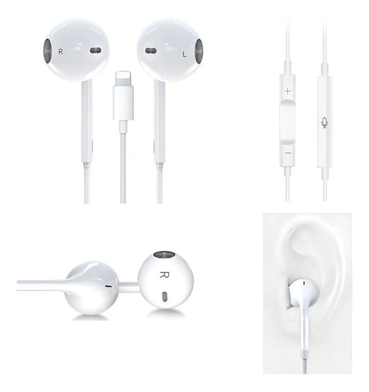 Audifonos Con Cable Compatible con Iphone entrada Lightning