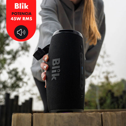 Parlante Bluetooth Portátil Blik Bass Move 45W IPX7 6 Hrs