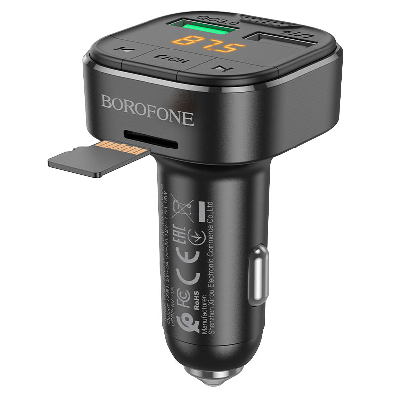 In-car charger & FM transmitter BC43 Flash