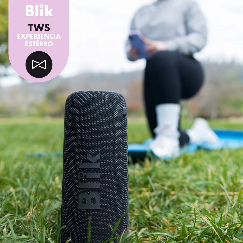 Parlante Bluetooth Portátil Blik Live Negro 10W IPX5 8 Hrs