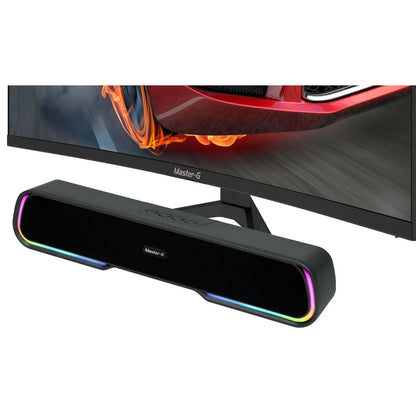 Soundbar Parlante Gamer Bluetooth Luces RGB 1200mAh