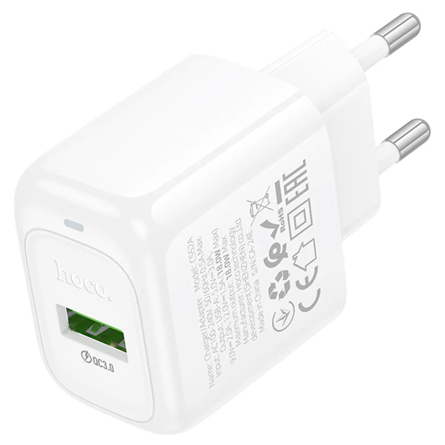 Cargador USB Hoco CS52A 18w